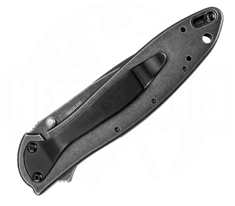 Kershaw Leek Blackwash 3 Kershaw Leek Blackwash - Image 3