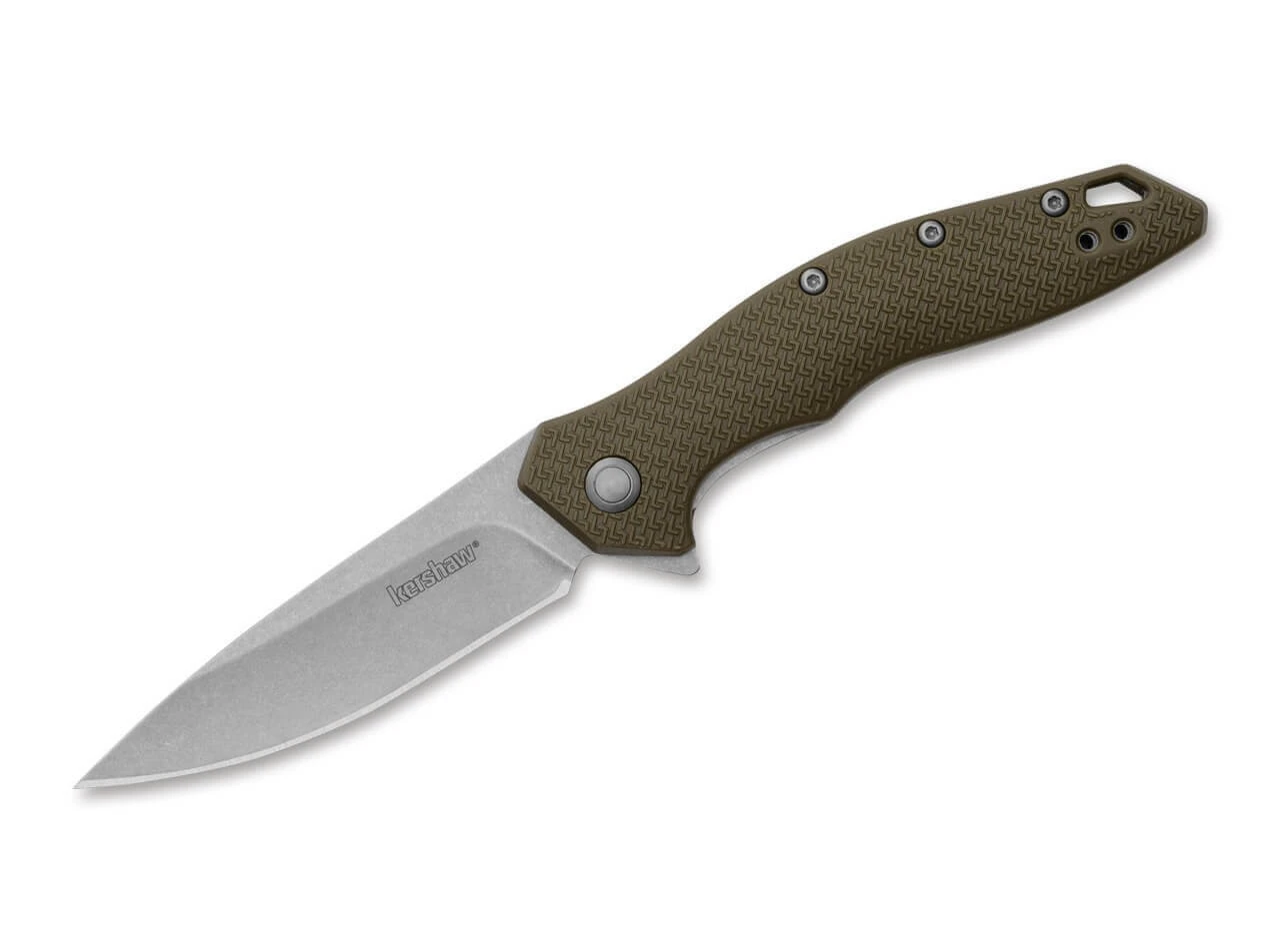 Kershaw Shoreline Olive Stonewash 1 Kershaw Shoreline Olive Stonewash